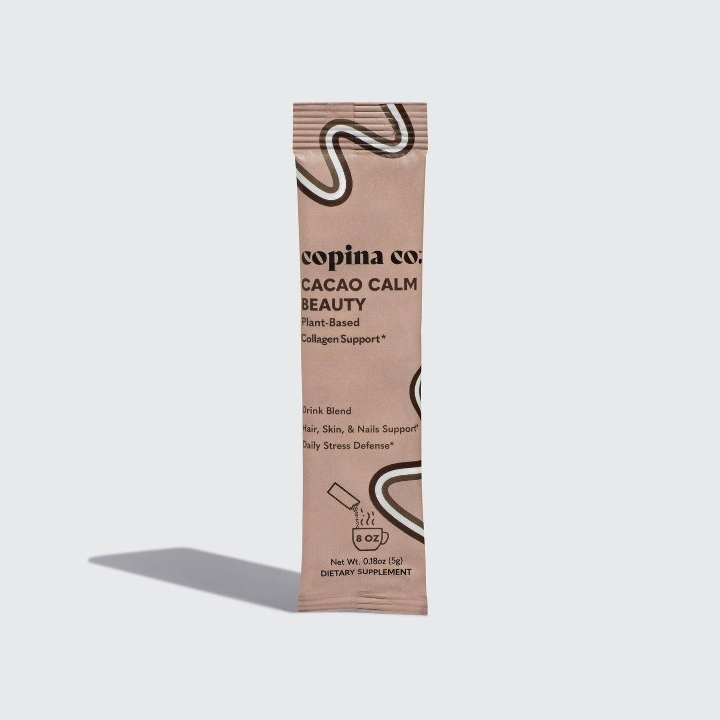Cacao Calm Beauty Plant-Based Collagen Packet