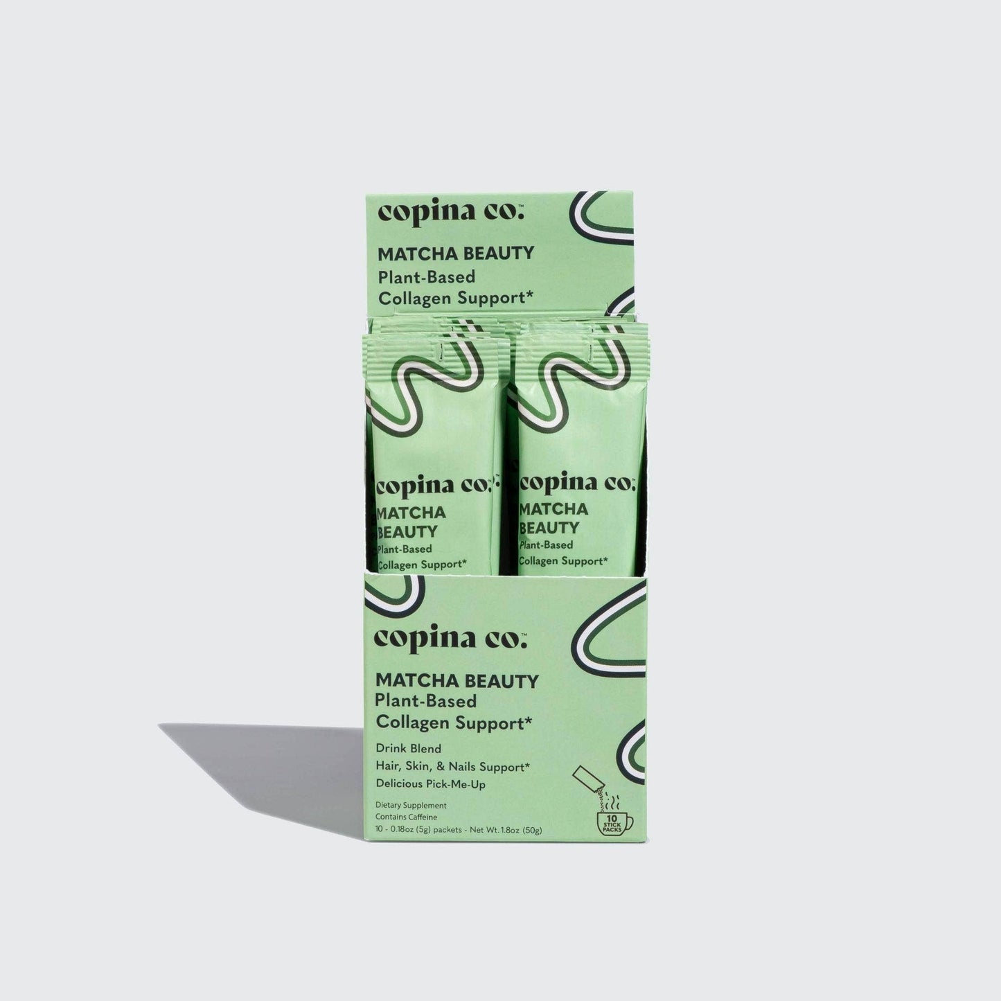 Matcha Plant-Based Collagen Boost Latte Stick Pack